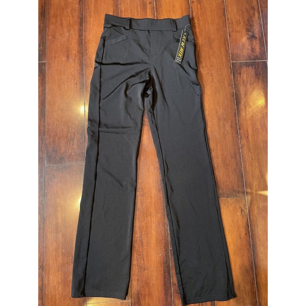 NWT - New Mix Spandex Pants - Style #YE01-Solid Pants (Black) - Size Medium